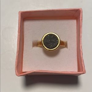 Gorgeous Anthropologie Gold + Stone Ring